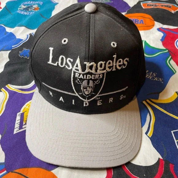 Vintage Eastport Los Angeles Raiders SnapBack Hat - Picture 1 of 5